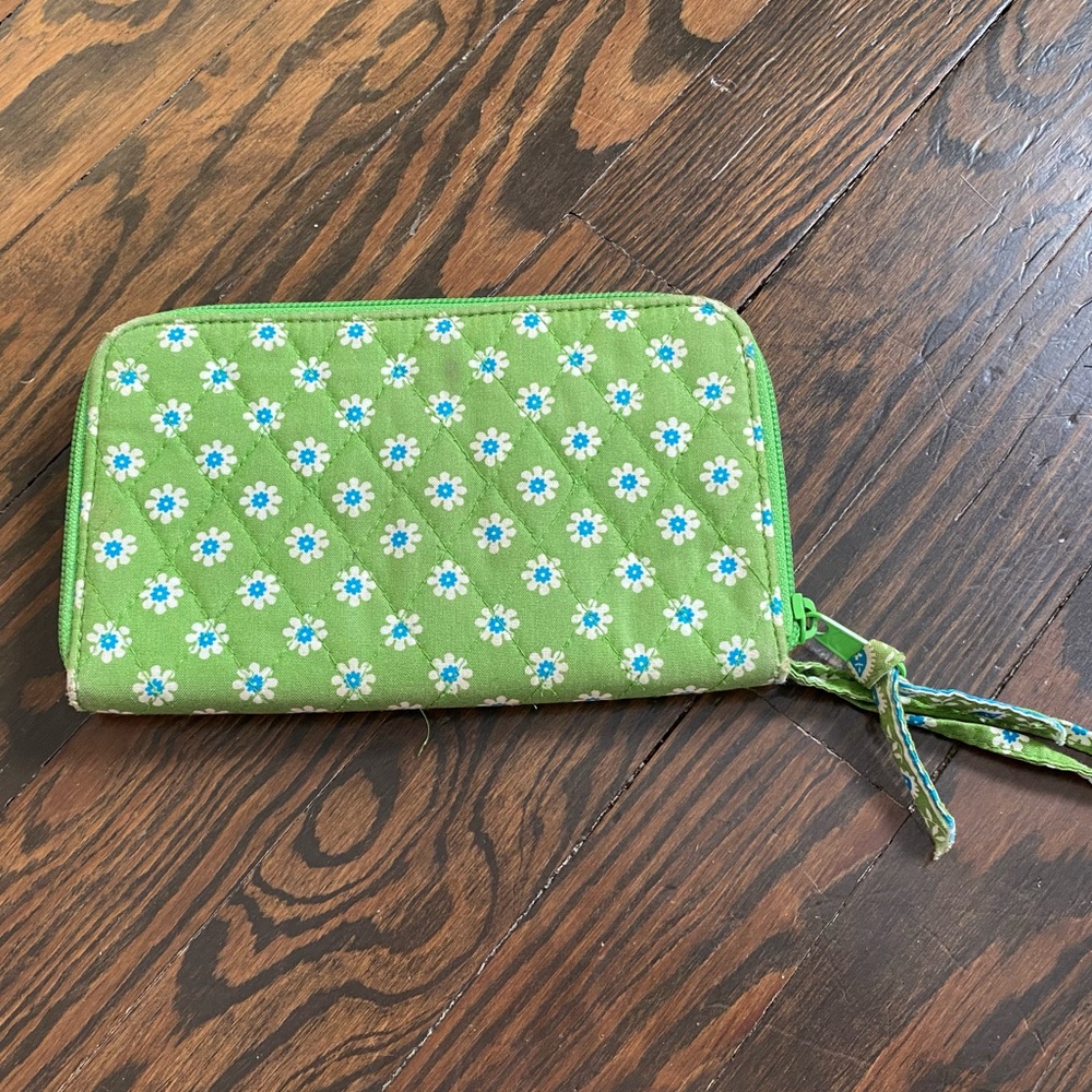 Vera Bradley Apple Green wallet / wristlet